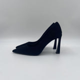 Dècolletè in pelle scamosciata -Spazio Moda 2470 NERO SPAZIO MODA 
