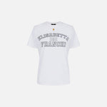 T-shirt con logo college MA01546E2 270 ELISABETTA FRANCHI 