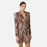 Abito stampa alligatore AB92761E2 644 ELISABETTA FRANCHI 