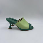 Sandalo tacco rocchetto 23057-467A VERDE ANGEL ALARCON 