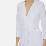 Abito in cotone stretch - Elisabetta Franchi AB95562E2 360 ELISABETTA FRANCHI 