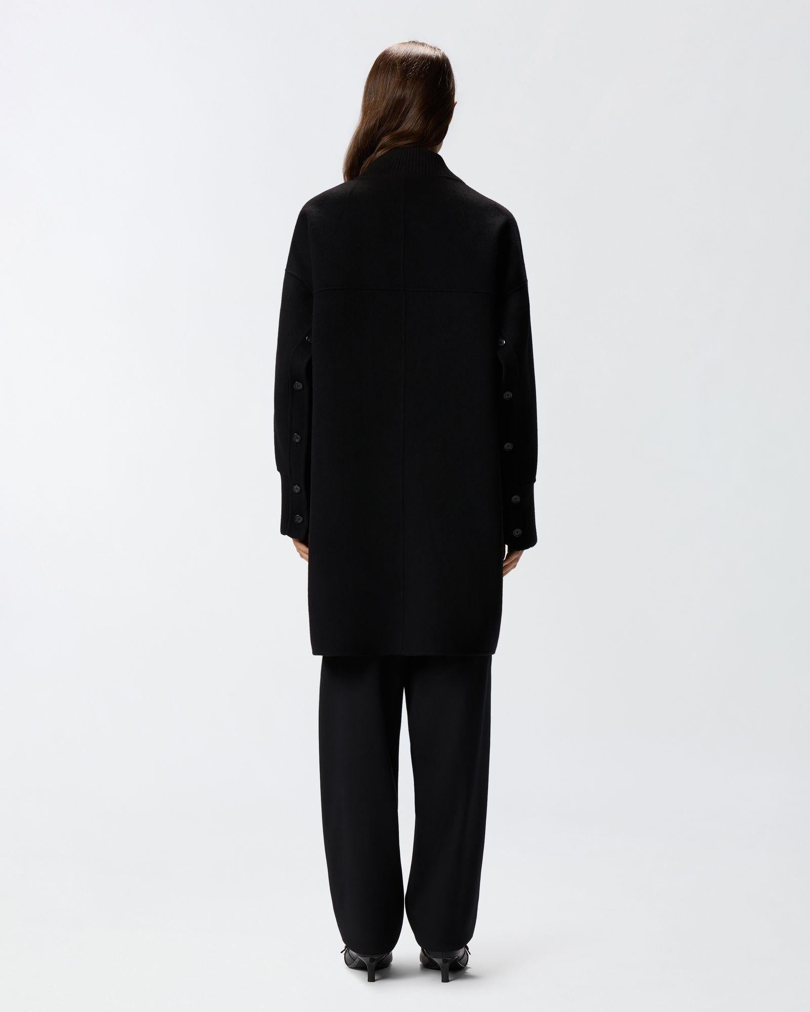 Cappotto lungo in panno 105404A1ZQ Z99 PINKO 