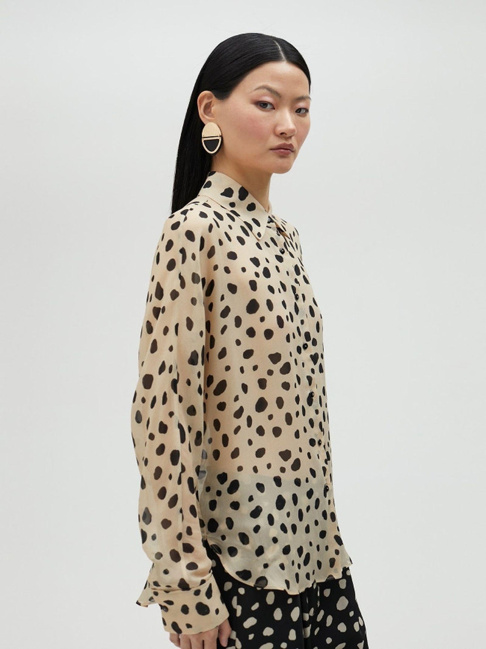 Camicia a pois irregolari MS2515030 10N MAITE 