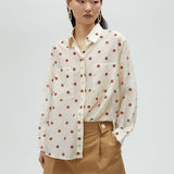 Camicia trasparente motivo pois