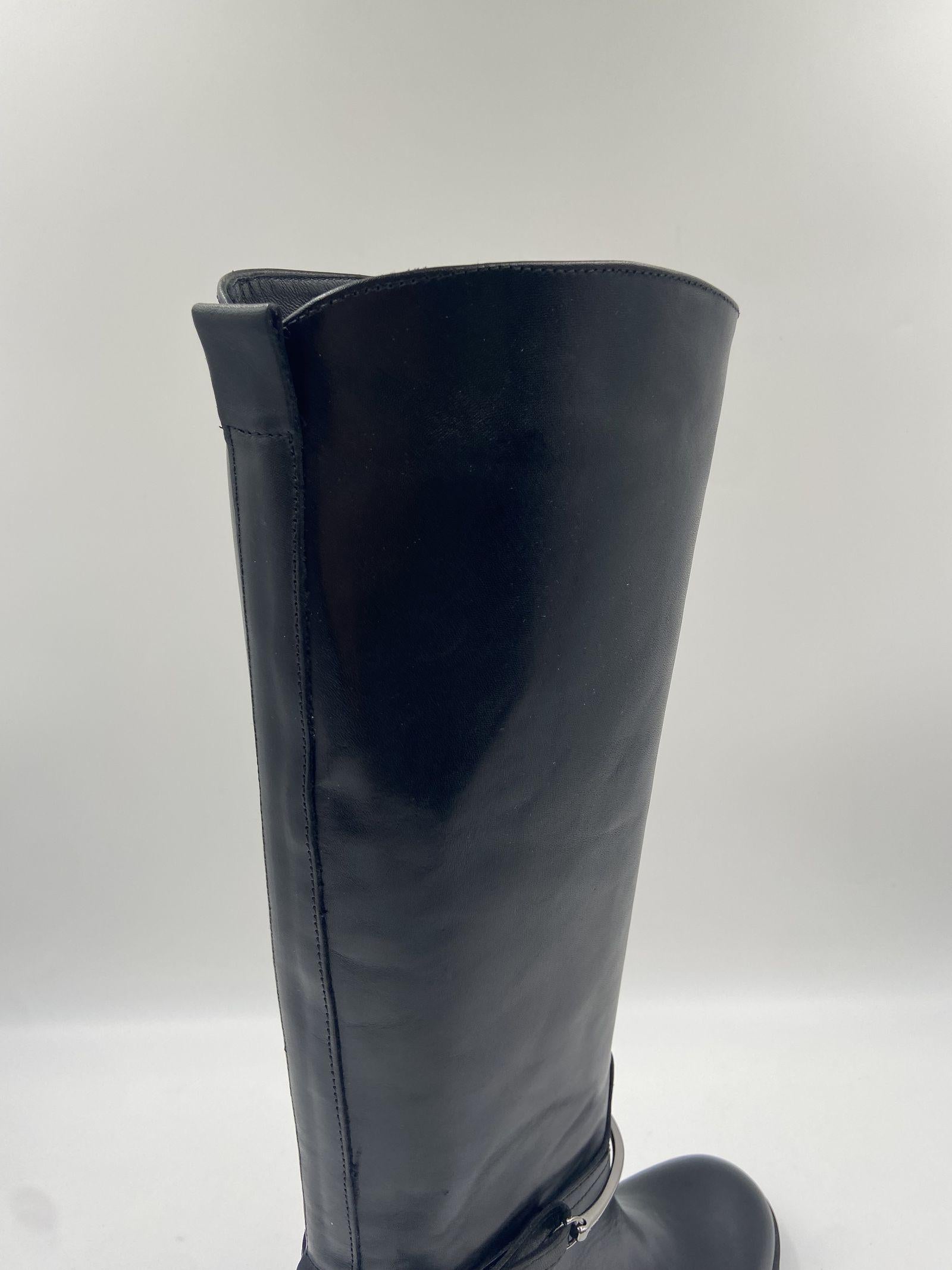 Stivale con dettaglio equestre 2904 NERO OFELIA 