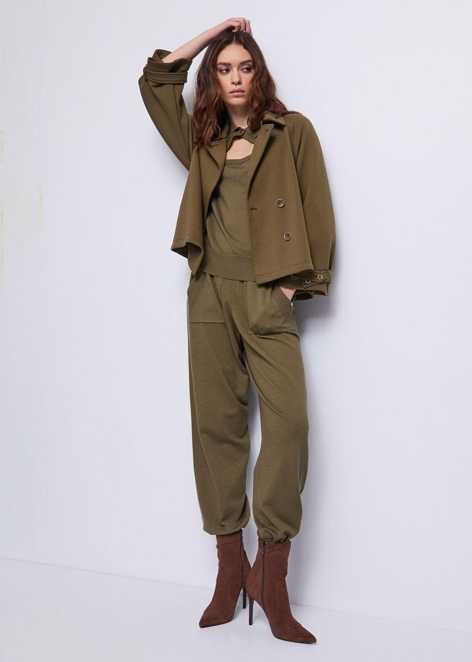 Pantalone lurex con coulisse 521BD23002 2502 GAUDI' 