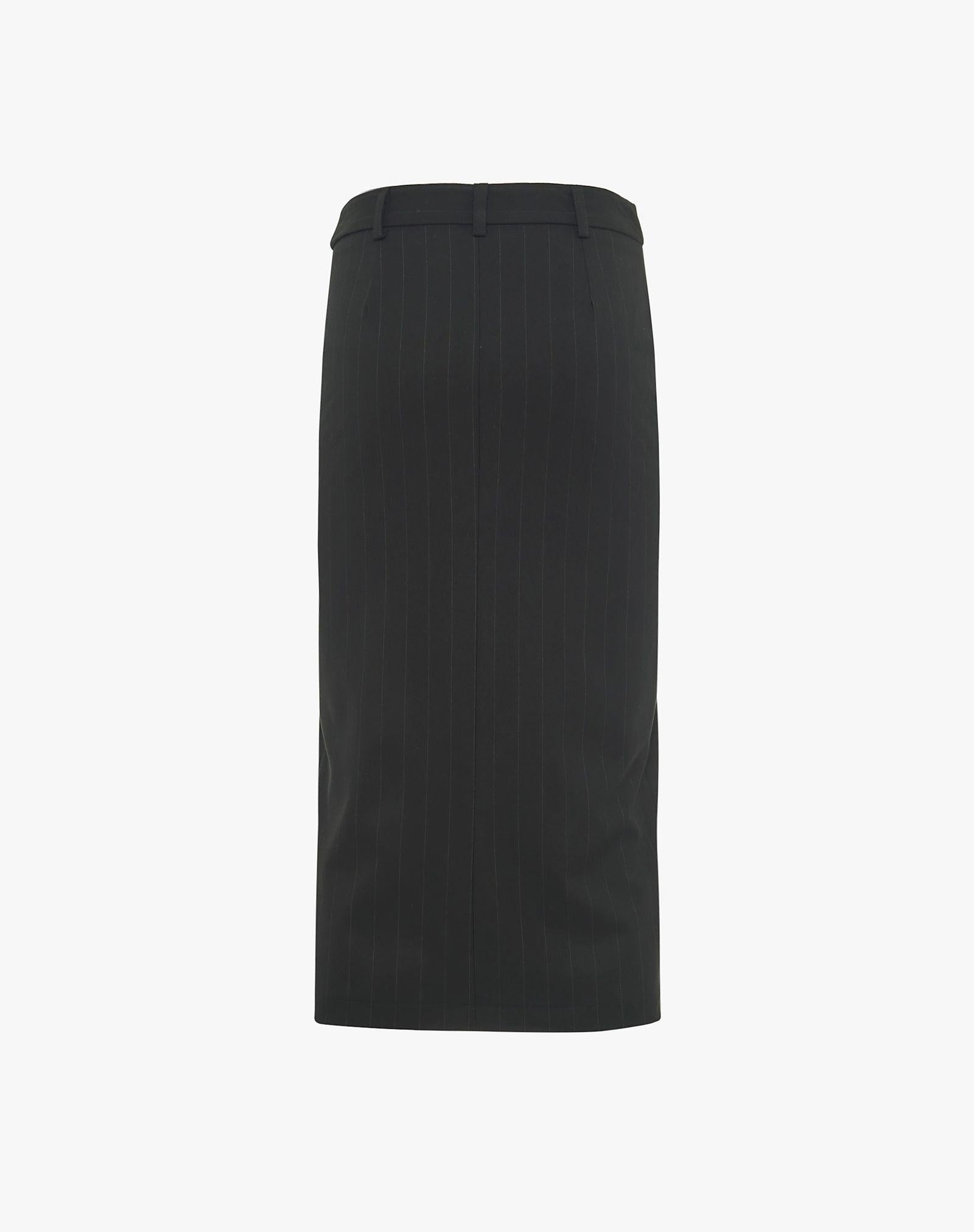 Gonna midi a righe N135PI MA001 MANILA GRACE 