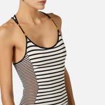 Abito in maglia a righe AM97T61E2 685 ELISABETTA FRANCHI 