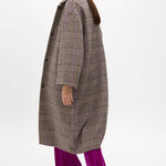 Cappotto a quadri MF2501002 25N MAITE 