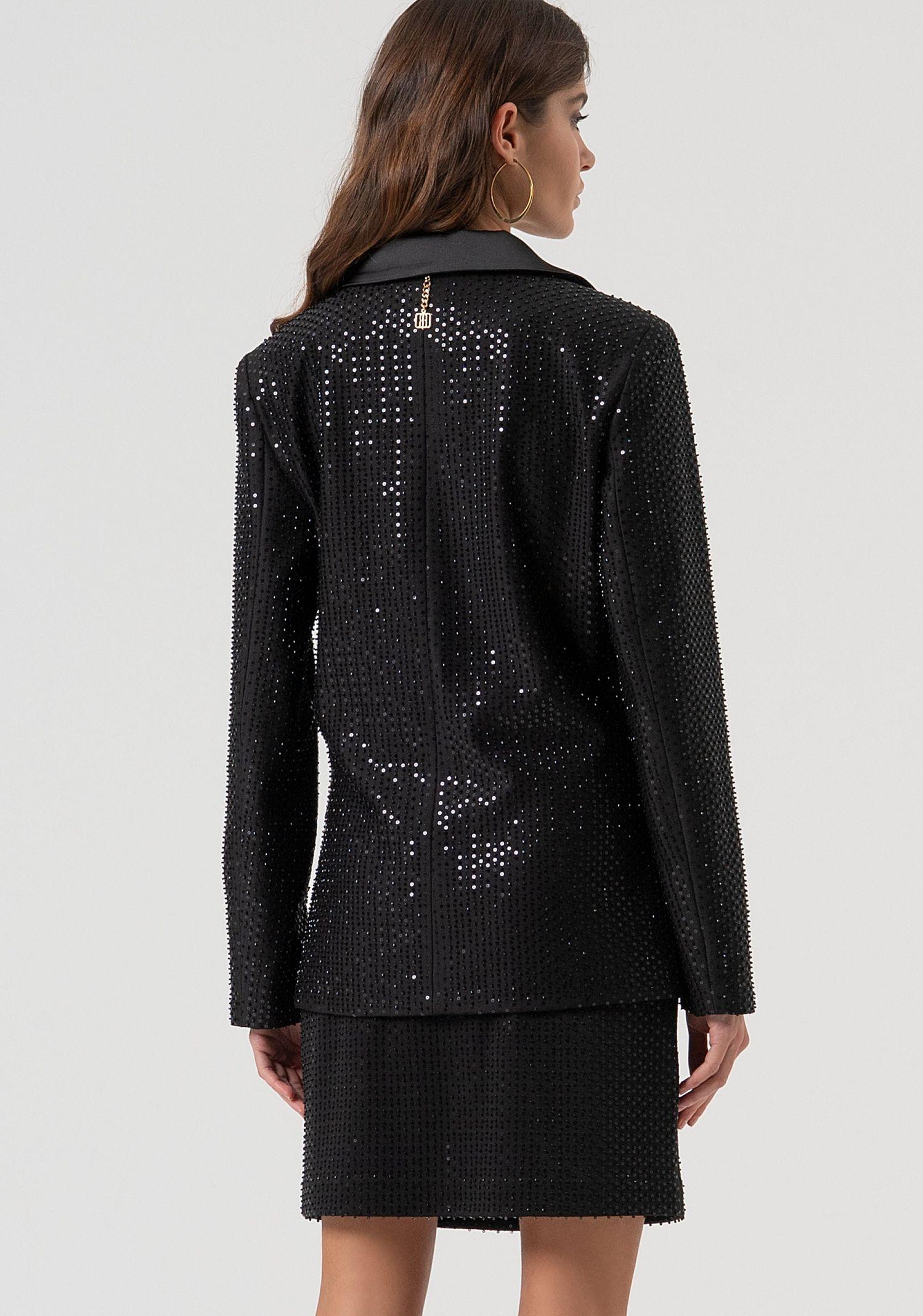 Giacca con strass - Fracomina FQ25WJ3001W815R9 053 FRACOMINA 