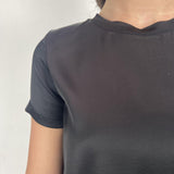 T-shirt lucida girocollo