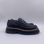 Mocassino in pelle con fibbia 1700 NERO CHIARINI 