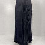 Gonna in raso plissè SK1183 NERO OFELIA 