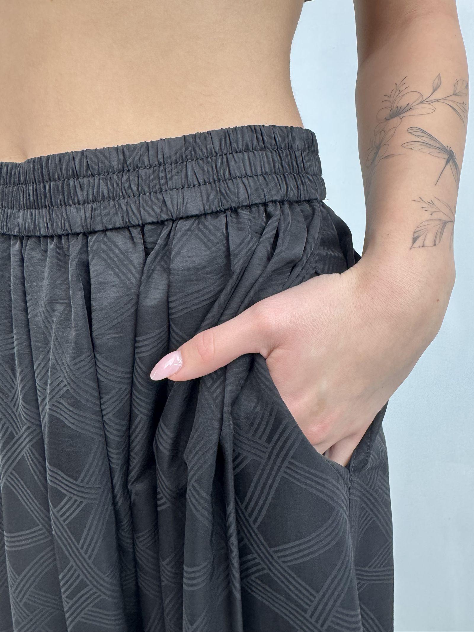 Gonna jaquard - Eleh SS260024 NERO ELEH 