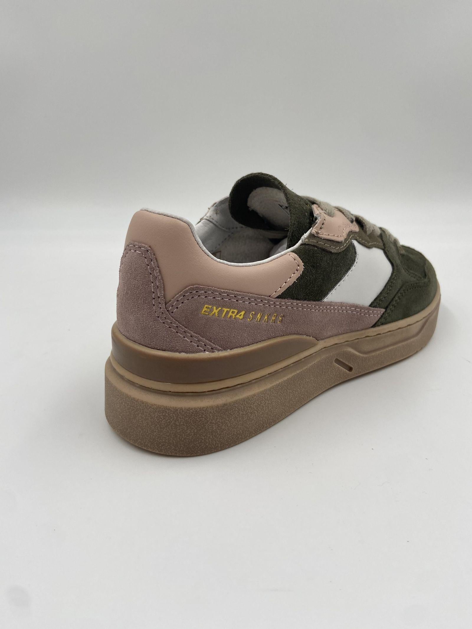 Sneakers Club tennis 1.07 8707022 VERDEBIANCO EXTR4 