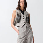 Gilet con frange - Pinko 106965A3AS ZZ2 PINKO 