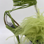 Sandalo con piume 8X0034 L044G532 PATRIZIA PEPE 