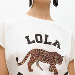 T-shirt tigre LF2515001 00B LOLA 