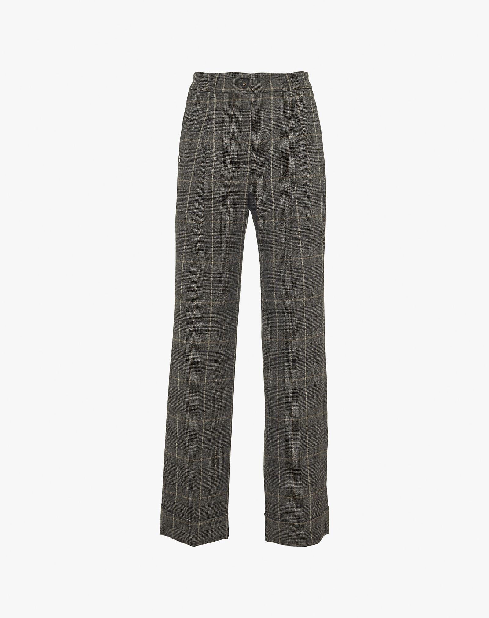 Pantalone motivo check P141PQ MG603 MANILA GRACE 