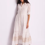 Abito chemisier maniche lunghe con ricamo 511FD15003 51100801 GAUDI' 