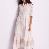 Abito chemisier maniche lunghe con ricamo 511FD15003 51100801 GAUDI' 