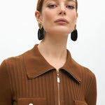Cardigan con cerniera LF2511007 057 LOLA 