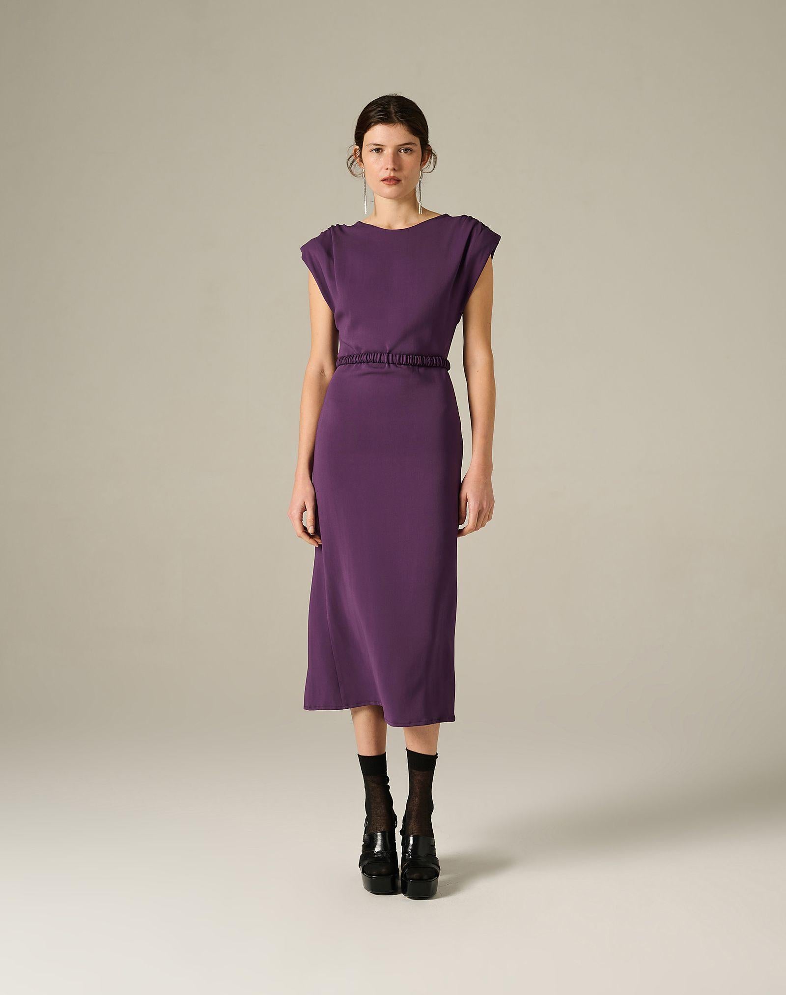 Abito midi A096VU MA648 MANILA GRACE 