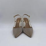 Sandalo alto con mini strass