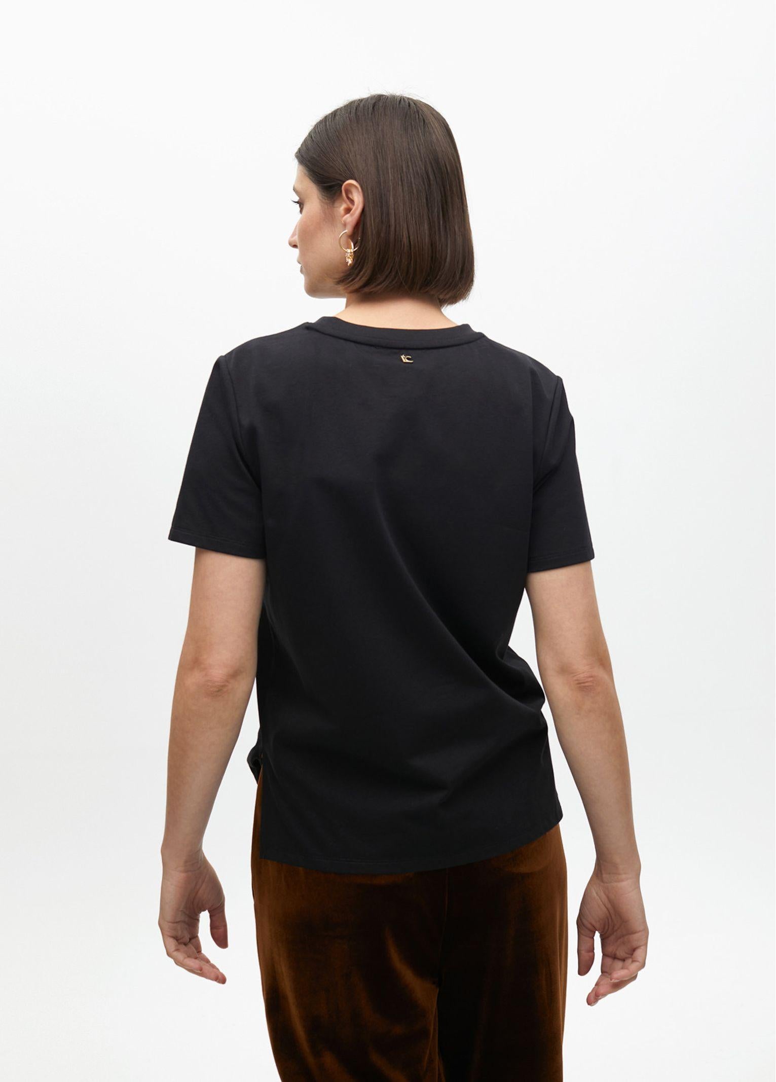 T-shirt con paillettes LF2515027 00N LOLA 