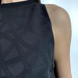 Top jaquard smanicato - Eleh SS260023 NERO ELEH 