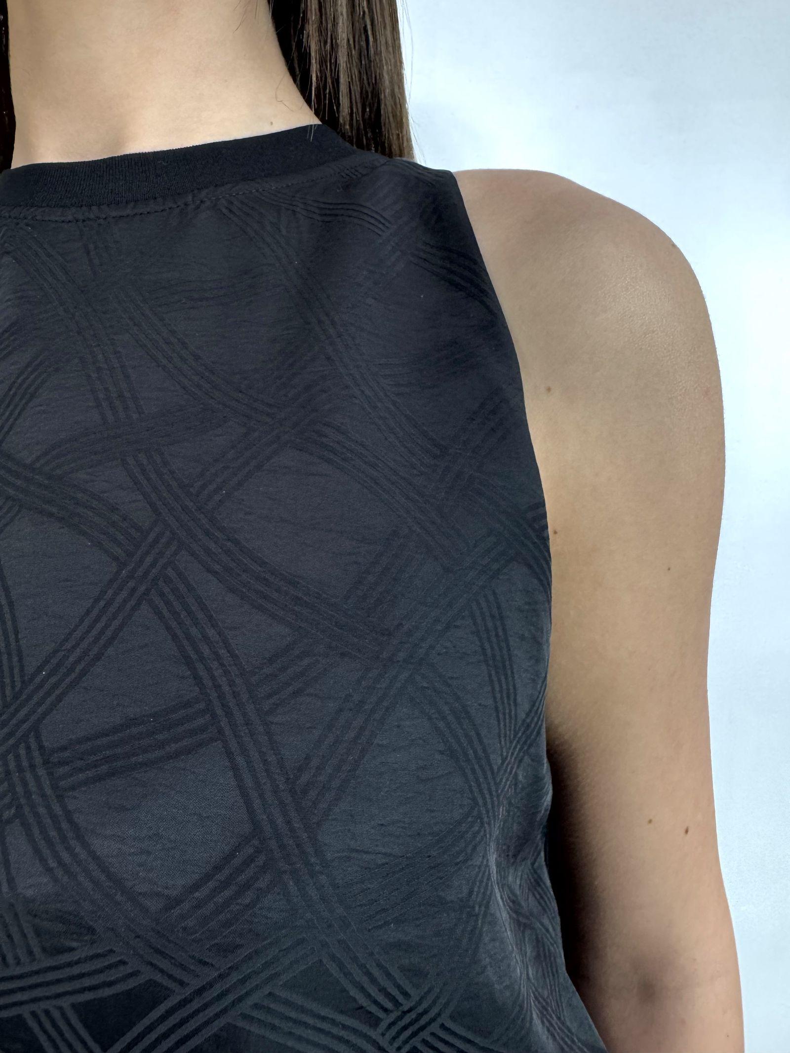 Top jaquard smanicato - Eleh SS260023 NERO ELEH 