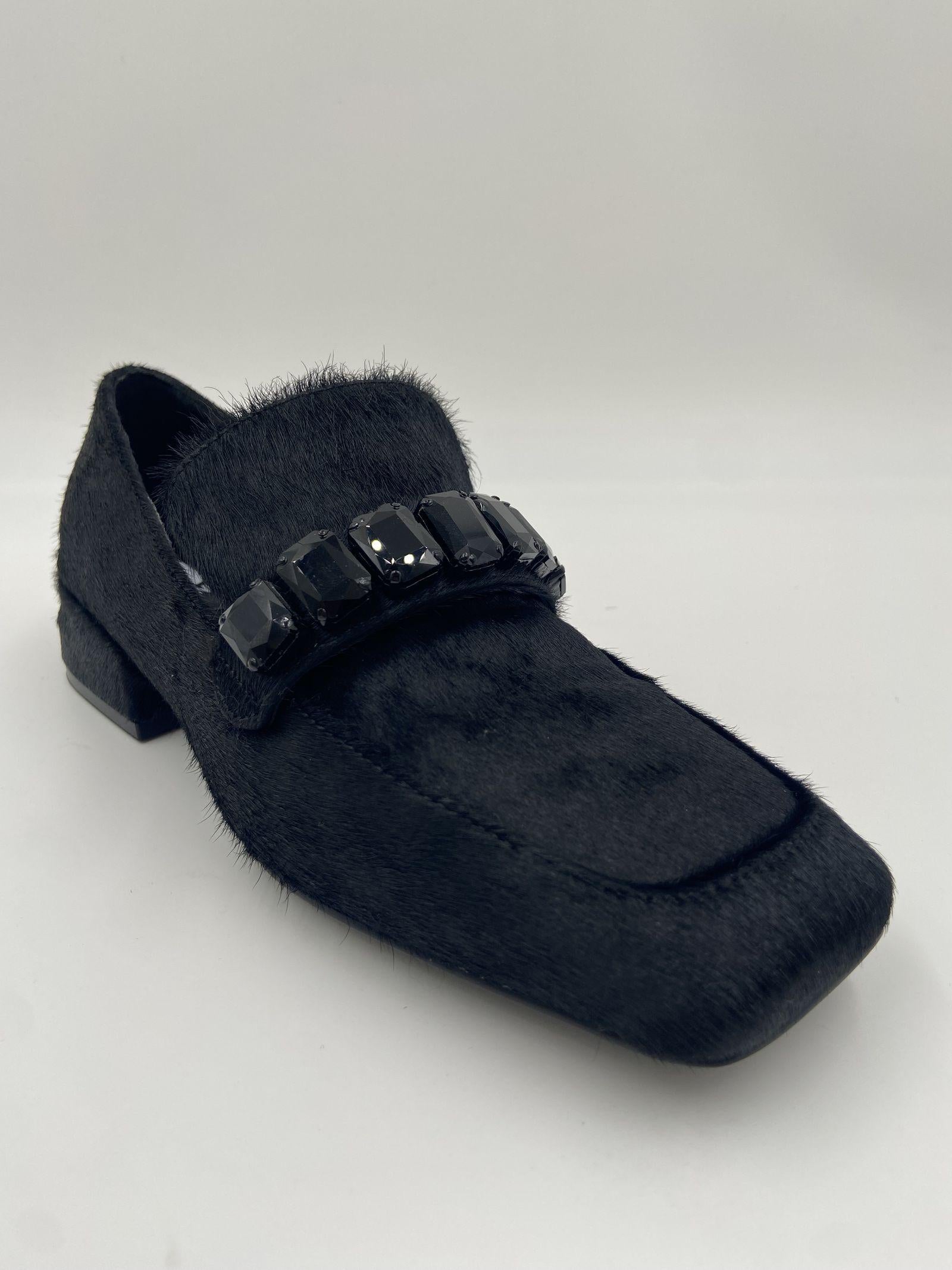 Mocassino in cavallino PJ602G NERO JEANNOT 