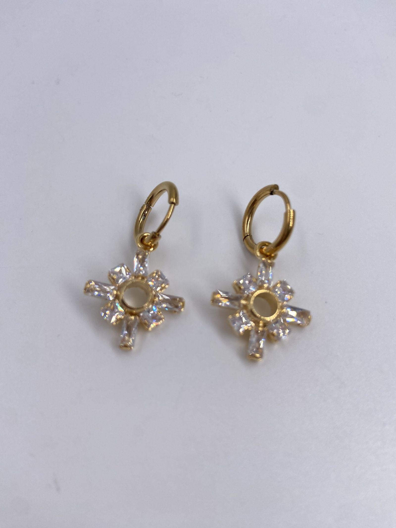 Orecchini Fuochi D'artifico Oro - Alevà FUOCHIDARTIFICIO OROCRISTALLO ALEVA' 