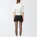 Maglia con top mini paillettes abbinato - Pinko 105145-A2LT ZI6 PINKO 