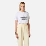 T-shirt con motivo botanico - Elisabetta Franchi MA00351E2 270 ELISABETTA FRANCHI 