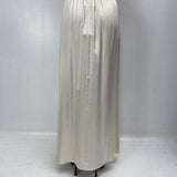 Gonna in raso con pieghe SK1027 PANNA OFELIA 