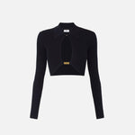 Top a micro trecce - Elisabetta Franchi MK85B61E2 110 ELISABETTA FRANCHI 