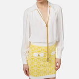 Camicia con charms collana - Elisabetta Franchi CA09346E2 360 ELISABETTA FRANCHI 