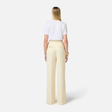 T-shirt con motivo botanico - Elisabetta Franchi MA00351E2 270 ELISABETTA FRANCHI 