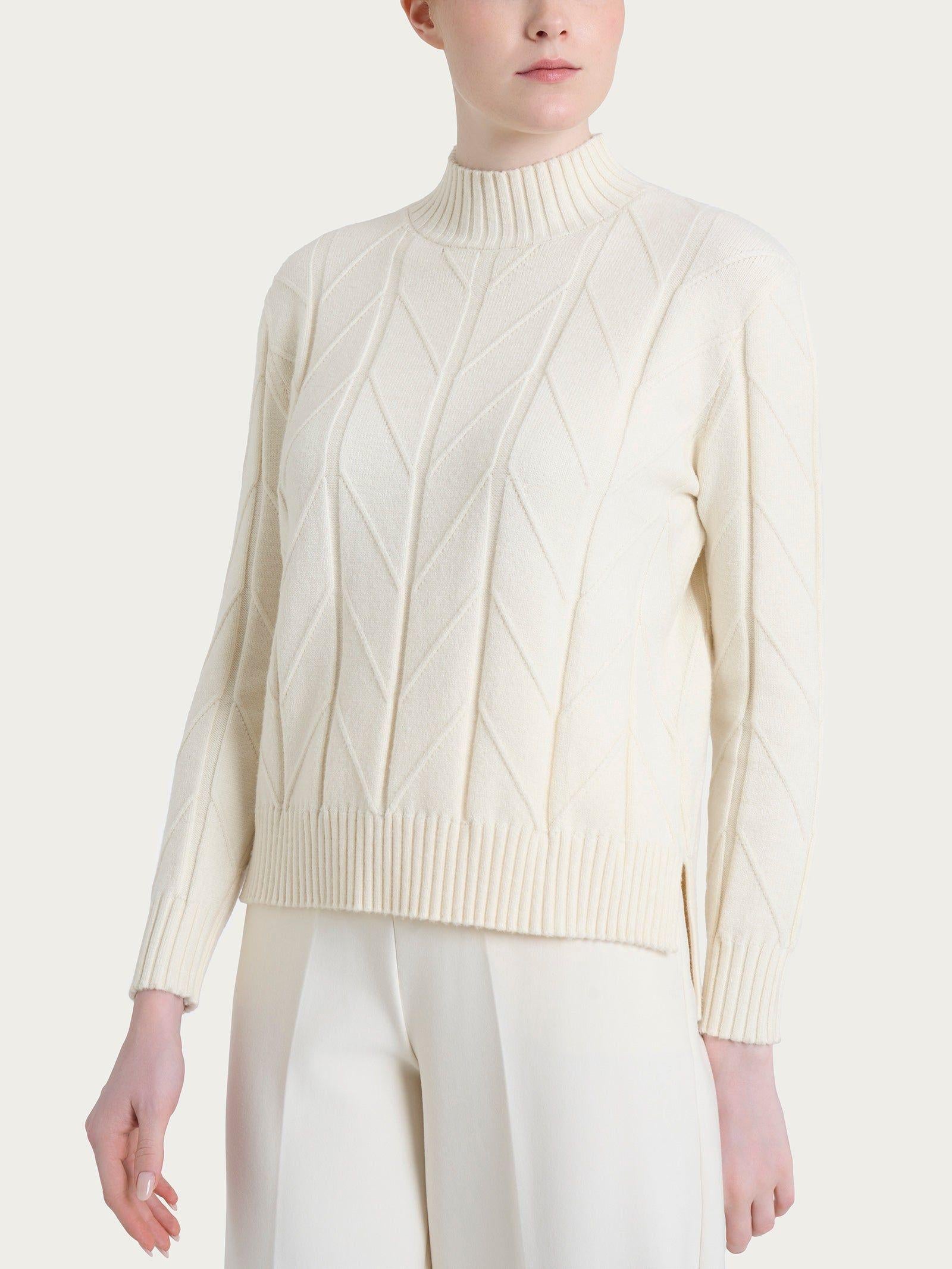 Lupetto con punto spiga DQ66MVFW25 004 RAGNO 