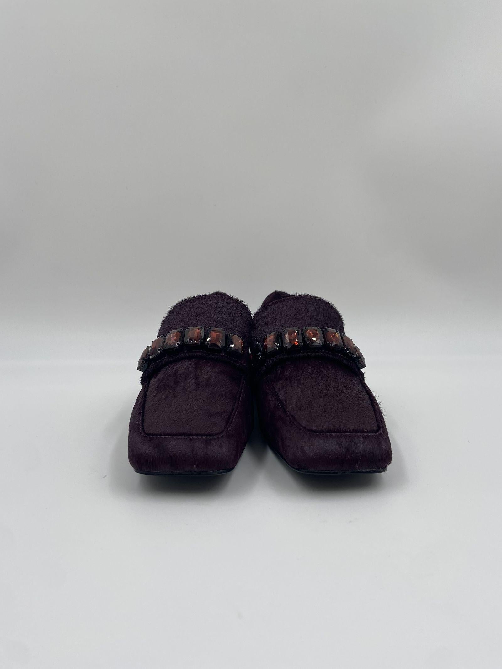 Mocassino in cavallino PJ602Y VIOLA JEANNOT 