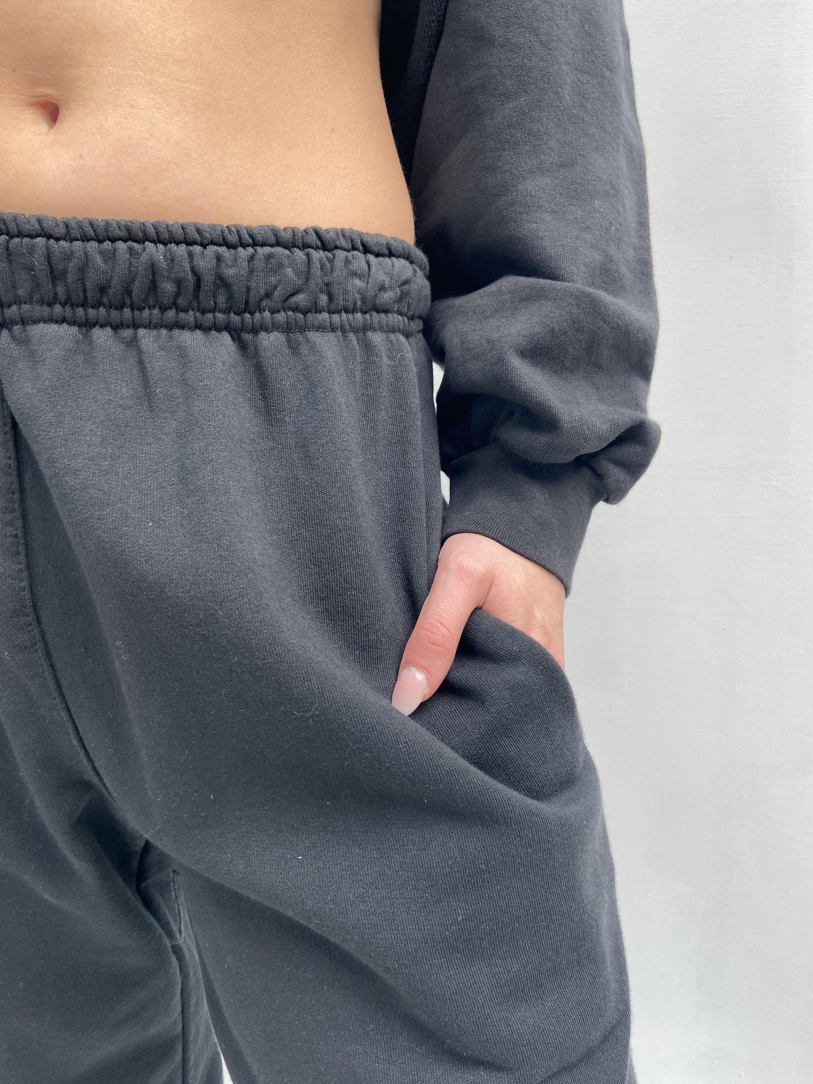 Pantalone con elastico A1263 NERO OFELIA 