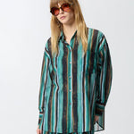 camicia rieti mussola stampa 106990A3CH SD3 PINKO 