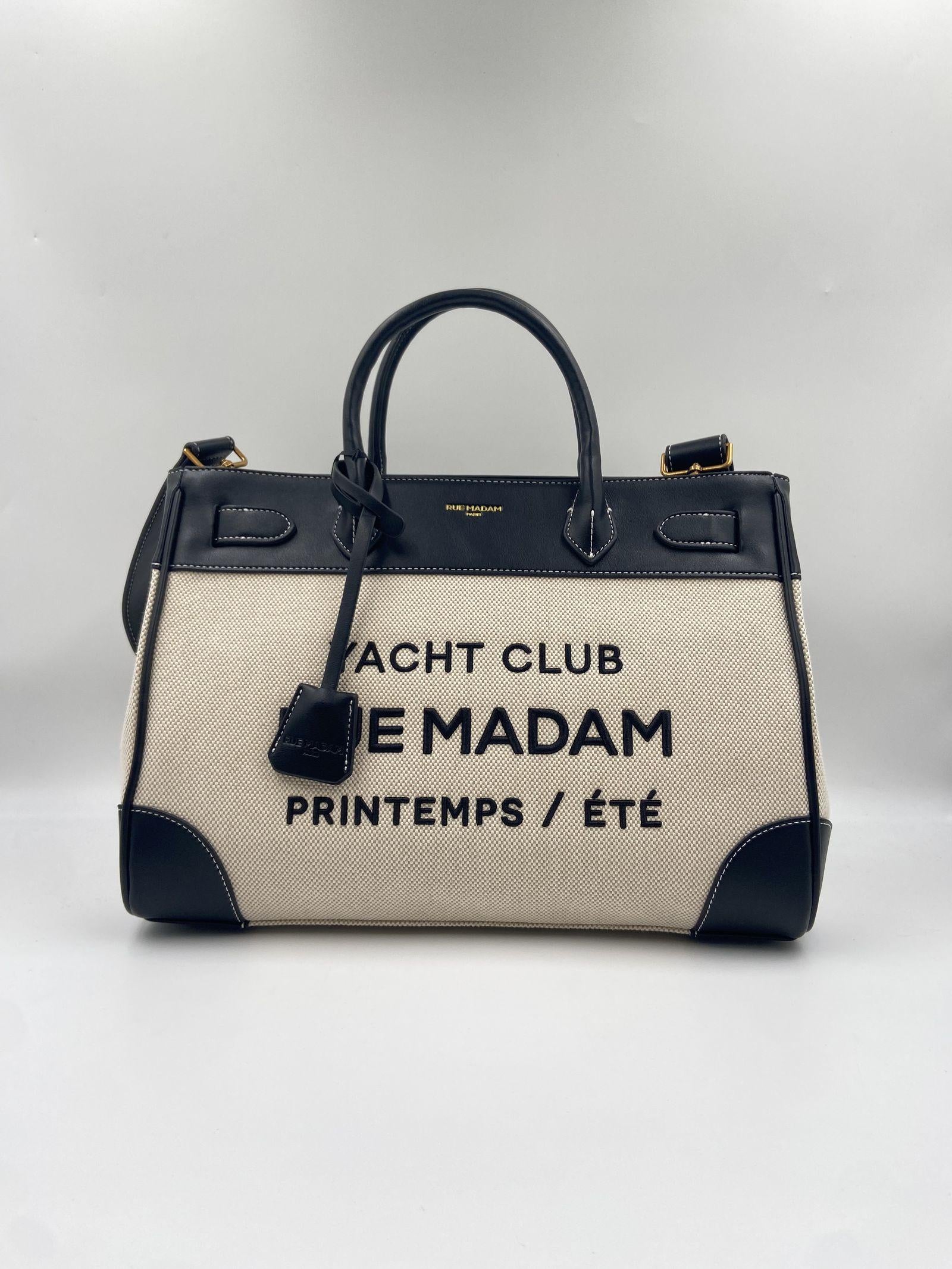 Borsa Riviera Tote - Rue Madam Paris RIVIERATOTE NERO RUE MADAM PARIS 