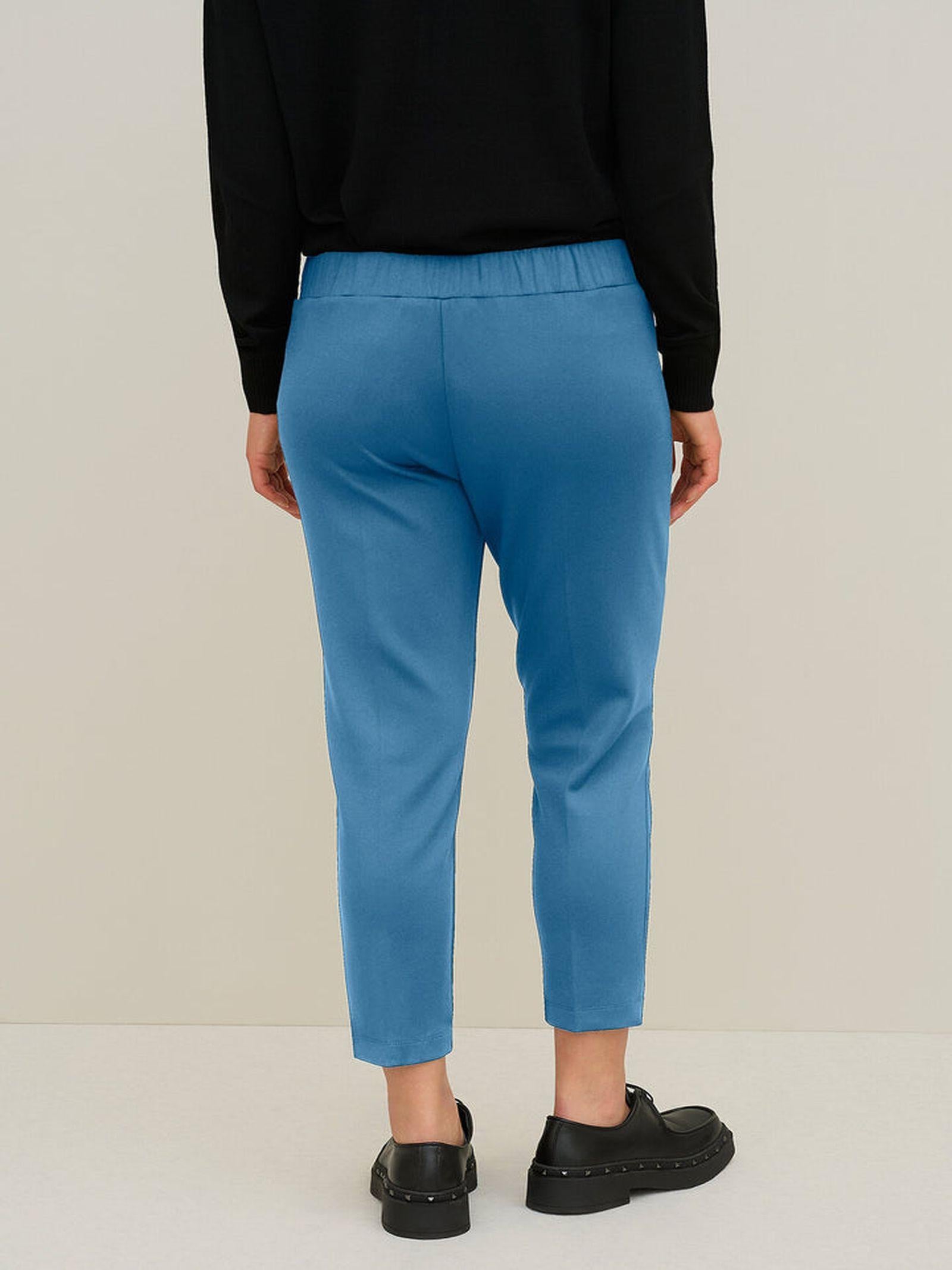 Pantalone slim fit in jersey tecnico - Carla G PILI22 D1 26 CARLA G. 