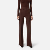 Pantalone palazzo con patte - Elisabetta Franchi PA12156E2 EA3 ELISABETTA FRANCHI 