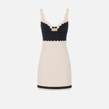 Abito con smerlo ricamato AB70352E2 E84 ELISABETTA FRANCHI 