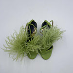 Sandalo con piume 8X0034 L044G532 PATRIZIA PEPE 