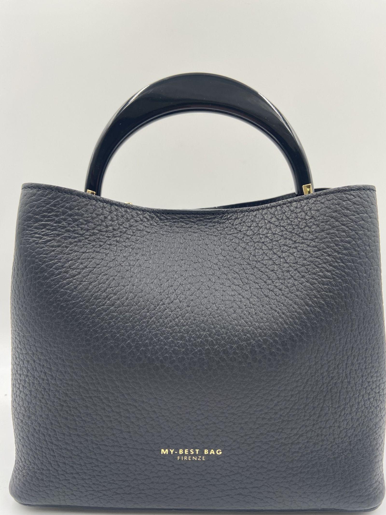 Borsa Ingrid in pelle martellata - My Best Bag S1MYB2039 NERO MY BEST BAG 