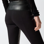 Pantalone skinny in pelle 105366Y75K Z99 PINKO 